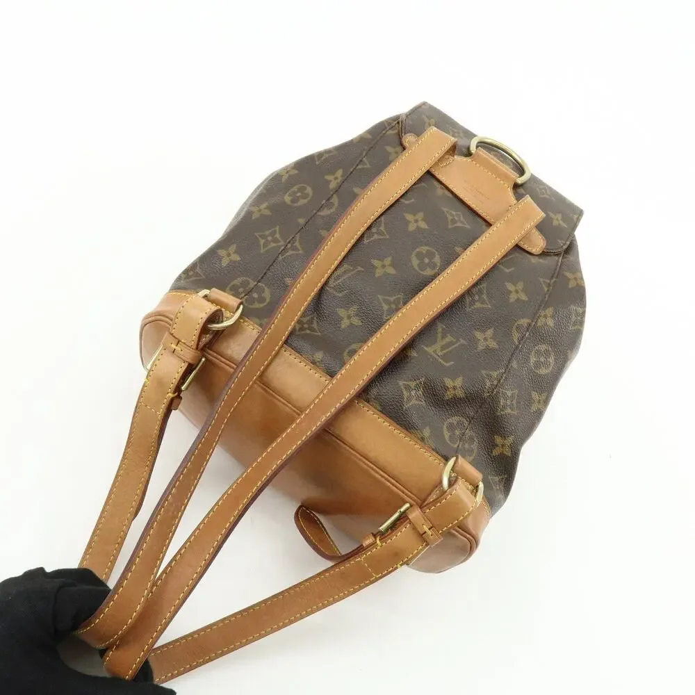 Louis Vuitton Monogram Montsouris MM Backpack Brown